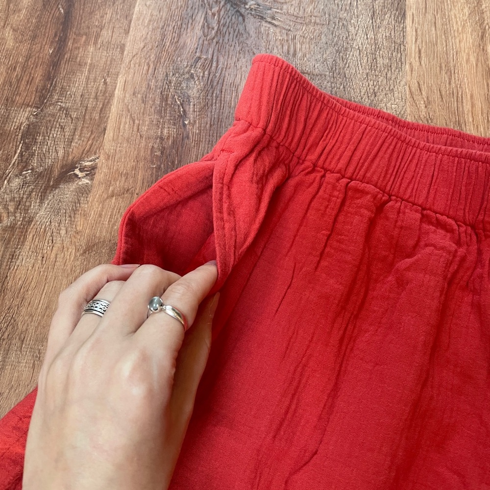 Pact womens organic cotton wide leg pull‎ on pants size XL slouchy oversized - Picture 3 of 12